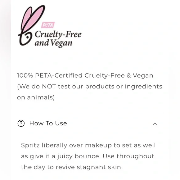 SERAPHINE BOTANICALS | Mimosa Mist | Glass Skin Setting Spray (Brand New!) 💘 - Picture 8 of 11